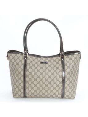 Gucci GG Supreme Leather Tote Shoulder Hand A4 Rem